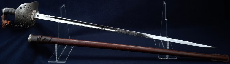 British WW1 1897 Pattern Infantry Officers Sword of Captain Bertram de Weltden Weldon MC, MID 02
